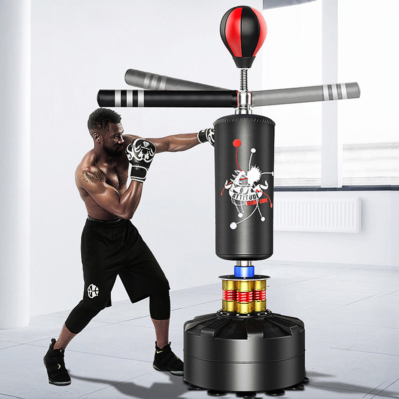 Boxing sandbag vertical Sanda tumbler taekwondo training equipment Boxing target speed ball home boxing sandbag