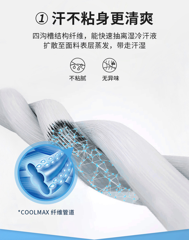 Kailas 凯乐石 乐游Pro Coolmax科技 男式透气速干T恤 双重优惠折后¥99.4包邮 3色可选