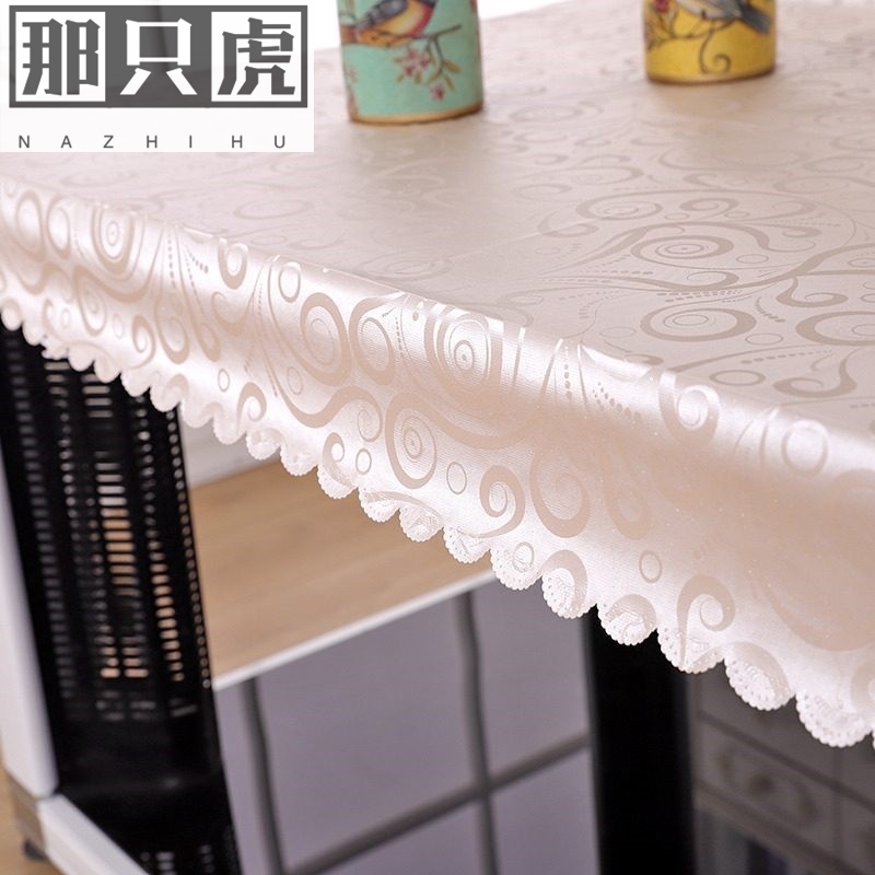 Electric stove hood rectangular table cover waterproof and anti-scalding anti-oil table cloth electric oven table Mahjong machine cover for household rubber