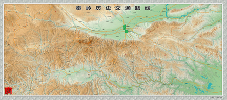 Qinling Historical Traffic Road Map