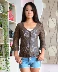 Thời trang Ruili thời trang giản dị áo khoác cardigan năm điểm áo len nữ Áo len đan 593 - Cardigan Cardigan