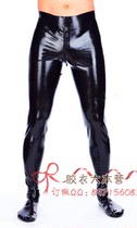 Latex Tight Fit Pants Socks Socks With Socks Long Pants Tight Fit Stretch Pants Socks With Zipped Mens Open Gear Even Pants Socks