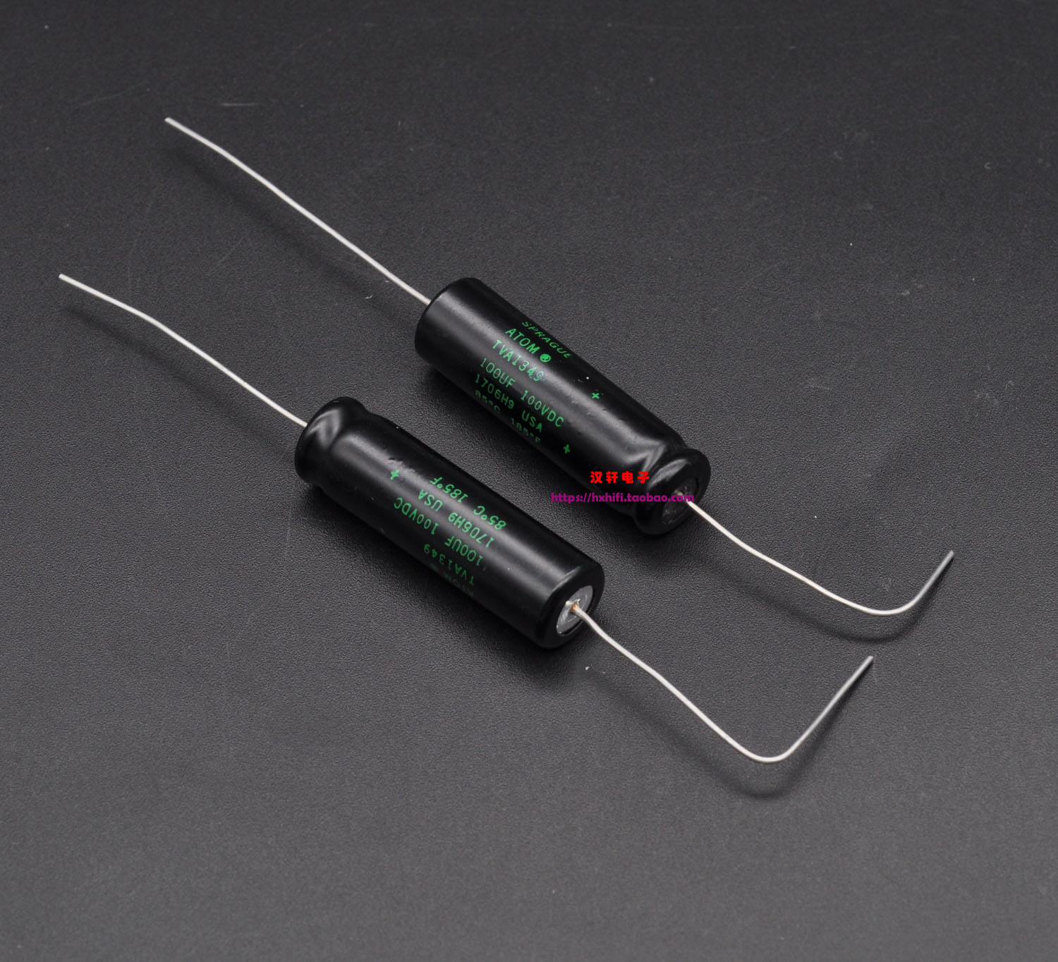 American Sisoft Sprague ATOM 100uf 100v 50uf 50v cathode electrolysis