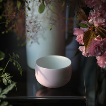 Ya Ji peach beauty powder glaze Master Cup kung fu tea cup send storage Cup bag