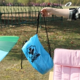 Синий дорожный портативный диван, большой размер, Южная Корея