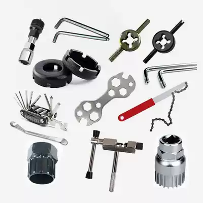 Mountaineering bicycle repair tool set Mountaineering bicycle repair chain cutter repair flywheel central shaft disassembly accessories