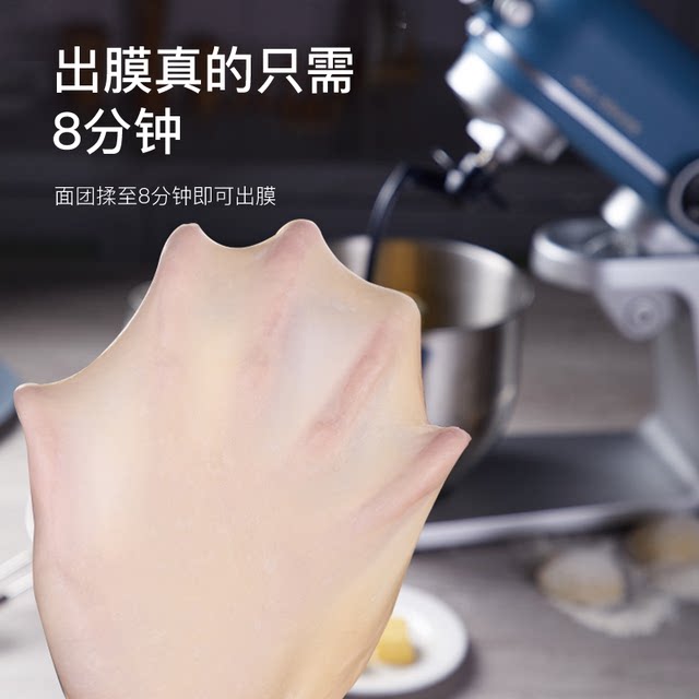 Aca/North American Appliances Household Multi-Functional Small Silent Dough Kneading and Mixing Machine, Egg-Beating Commercial Chef's Machine Ec800