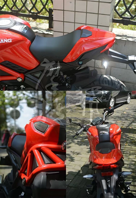 Xe máy quái vật bằng thép bạc EFI bộ chế hòa khí 200cc mini đường phố xe thể thao cân bằng trục máy xích - Smart Scooter