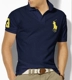 Áo sơ mi nam chính hãng Paul Polo nam áo thun ngắn tay to ngựa chuẩn màu đen cotton kinh doanh áo thun size lớn mùa hè