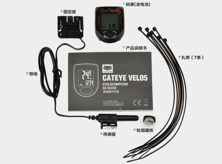 Tableau de bord vélo CAT EYE - Ref 2425044 Image 12