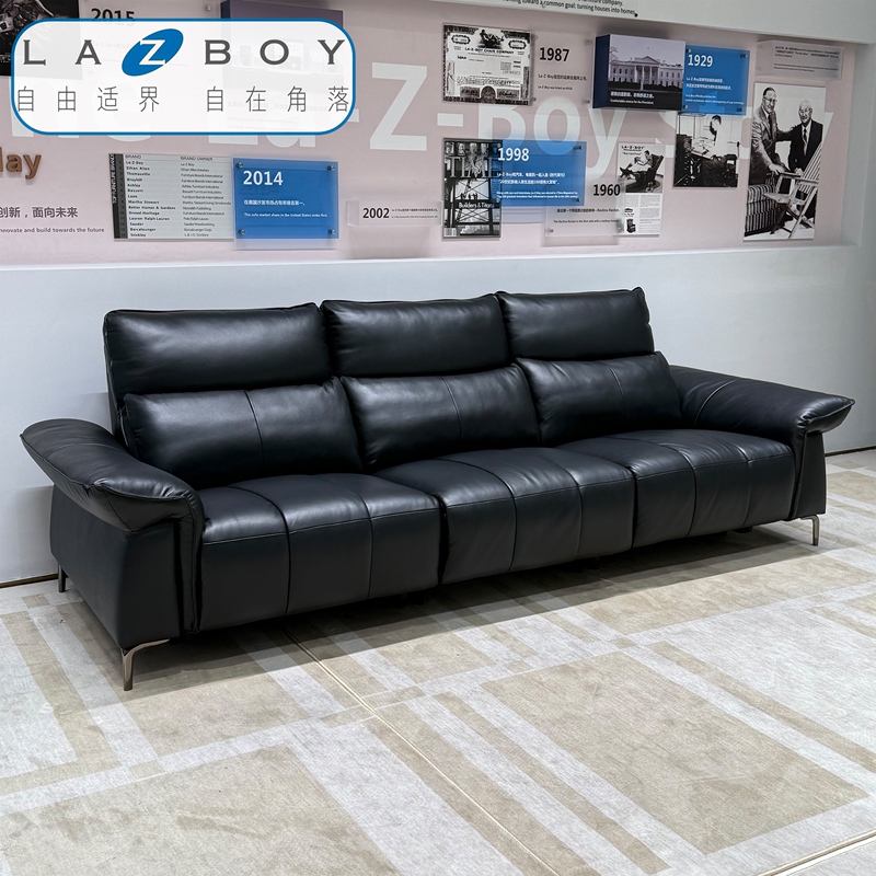Lazboy Gn.1015 Ode to Joy down First Layer Yellow Cowhide Zero Wall Electric Multi-Function Sofa Lazboy Gn.1015 Ode to Joy down First Layer Yellow Cowhide Zero Wall Electric Multi-Function Sofa