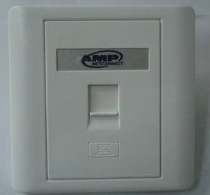 AMP Single Port Panel Amp Single Port Panel Voice Information Panel Network Panel Phone Panel