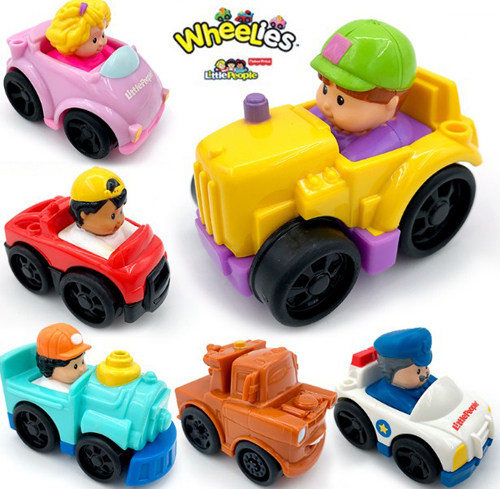 Fekist littler peop small explorer toy car inertia small car model 1 year old toddler dressed as home wine