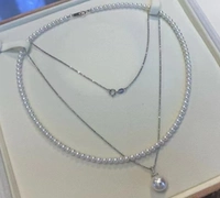 3,5-4 мм пряжка из натурального пресноводного золота 18 карат 0-11 мм идеальная круглая пряжка с подвеской из 18-каратного золота с жемчугом Эдисона 1900 г.