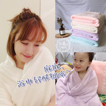 Korea Deanmade bath towel Coral velvet Super absorbent quick-drying thickened bath towel Bath towel Soft fine fiber
