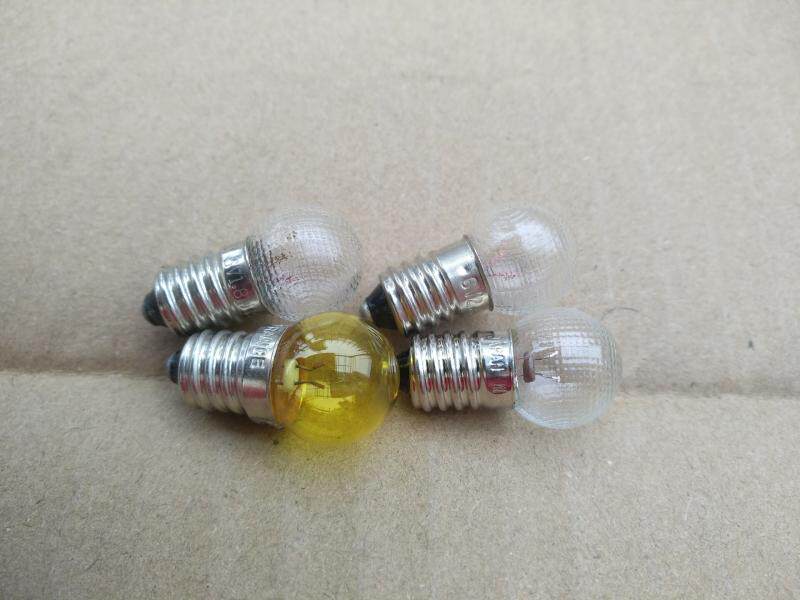 Japanese self-assembly bicycle motorcycle light bulb lamp bead old-fashioned halogen bulb 6V