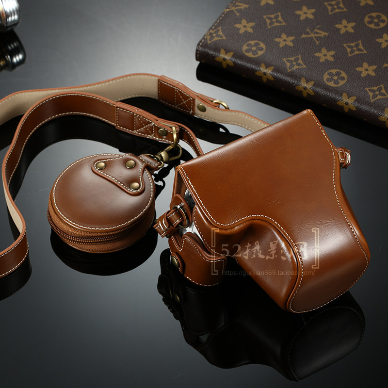 Canon M50 camera bag 200D 200D 2 generation M100 EOS M6 M10 camera case protective case leather case