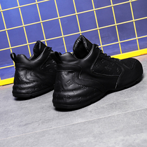 Daddy shoes 2022 new mens ins trend Korean version all-match casual black thick-soled tide shoes inner heightened leather shoes