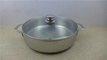 Export single 304 stainless steel 3-layer one-piece hot pot stew pot frying pan 30CM