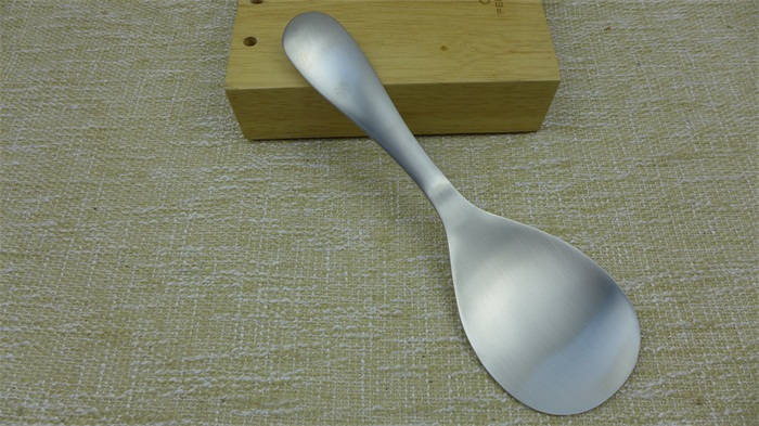 Export process thickened 304 stainless steel rice spoon rice spoon Rice Shovel Frosted Integrated Molding