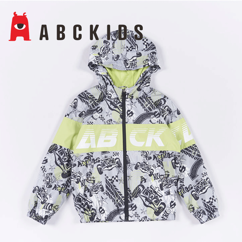 Cửa hàng quần áo trẻ em abckids the same boy fashion 2020 áo khoác gió trẻ em trung mới mùa xuân F012303487 - Áo khoác
