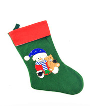 Christmas socks large high-grade embroidered socks Christmas decoration pendant children Christmas gift socks pendant