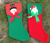 Christmas socks Christmas pendant gift bags socks children adult Christmas gifts Christmas candy gift bags