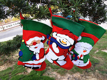 Christmas socks Christmas pendant gift bags socks children adult Christmas gifts Christmas candy gift bags