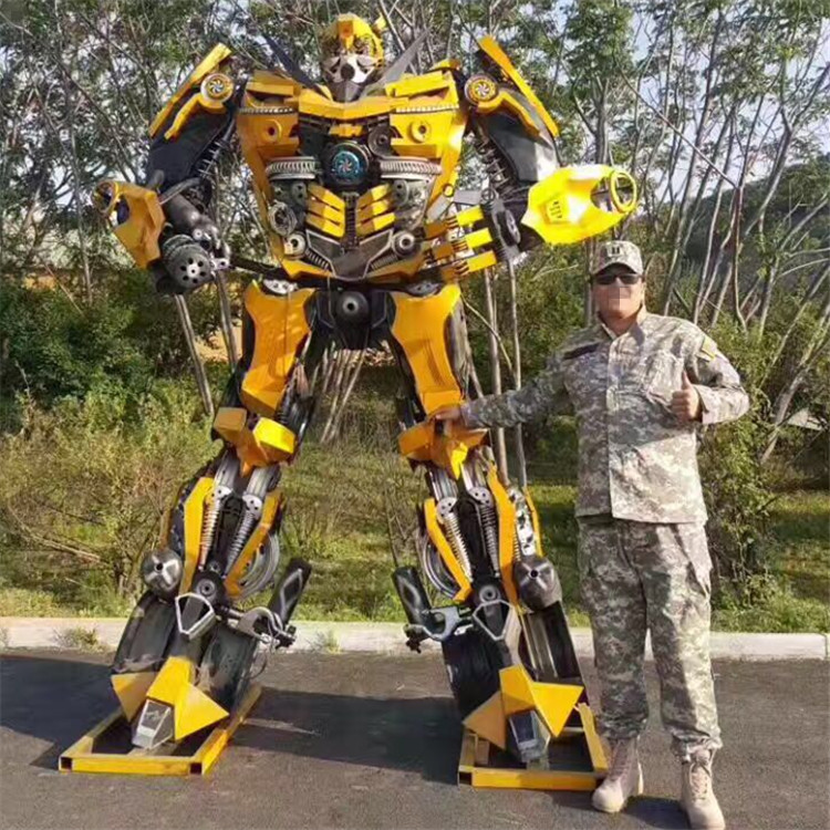 Customized large - scale robot deformation mold plate Bumblebee future science fiction film model exhibition props