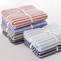 Tianzhu knitted cotton stripes quilt cover good style Xinjiang simple bedding double single product single cotton quilt cover special