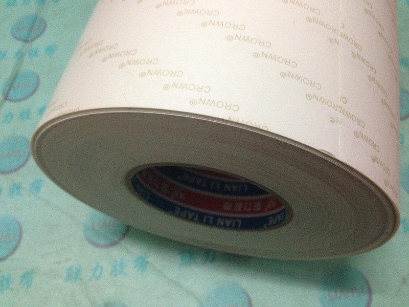 Transparent PET strong CROWN double-sided adhesive Ultra-transparent ultra-thin ultra-strong transparent double-sided adhesive length 50 meters