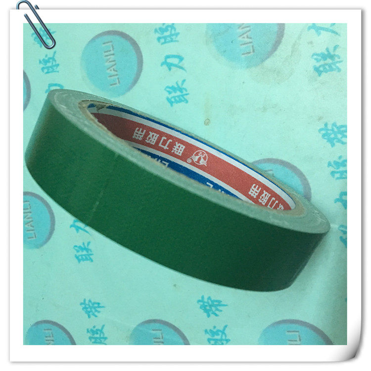 Manufacturers green cloth tape Carpet tape Color tape thickened to strengthen the glue does not fall off strong single-sided glue