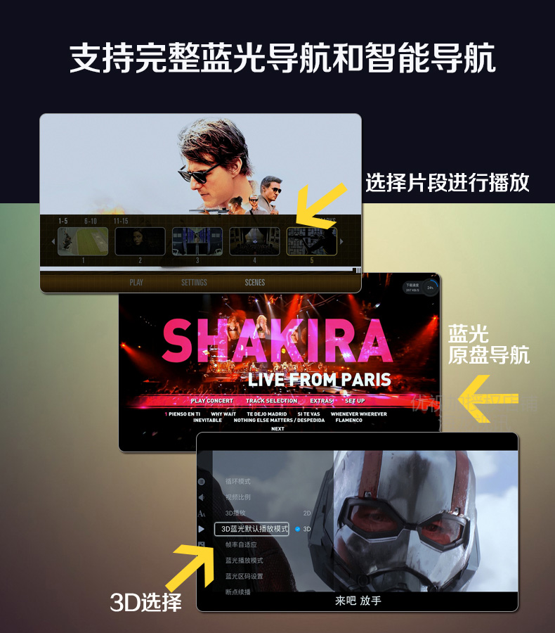 máy chiếu UTV plus H3S Pro Ổ cứng 3D Blu-ray Máy nghe nhạc 4K HD U6 Android TV wifi