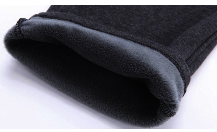 Quần thể thao dày và nhung dày và quần dài nam, chân, Slim, chân, miệng, quần Wei, quần âu 120cm quần jean nam đẹp