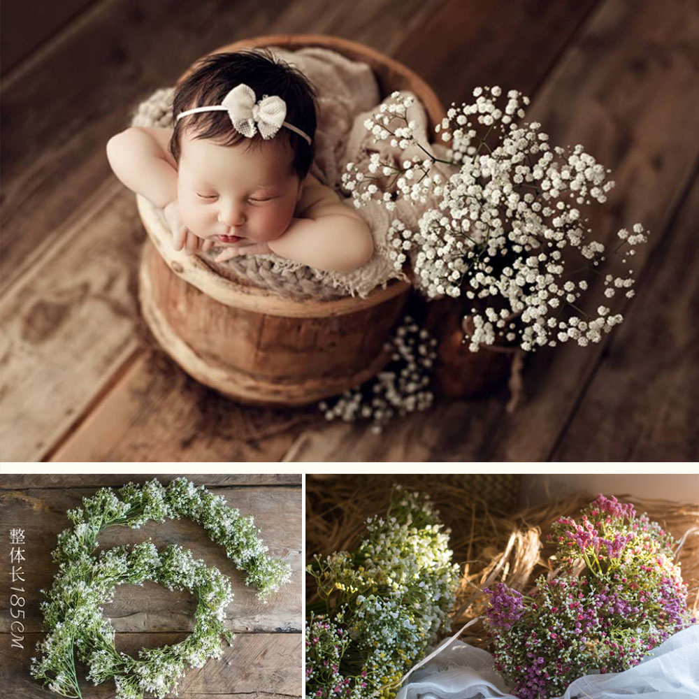 Simulation flower newborn photography props full moon baby hundred days photography photo auxiliary decoration props