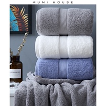  MUMI high-end pure cotton thickened 800g bath towel plush cotton 80*160 adult plus absorbent bath towel gift customization
