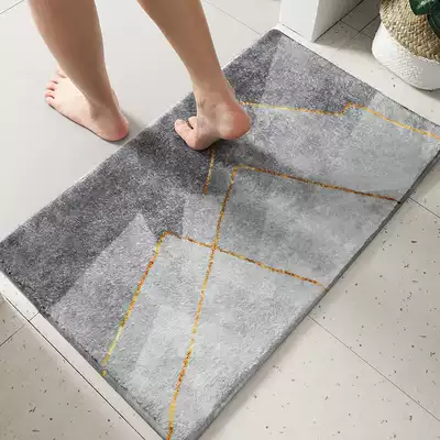Powder room absorbent floor mat Bathroom non-slip mat Entry door entry mat Door mat Bedroom carpet Household mat