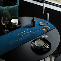  ALEX simple Nordic tablecloth Printed gold ins dining table cloth Modern simple coffee table tablecloth tablecloth