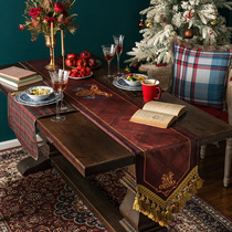  ALEX Retro New Year table flag European style British ins TV cabinet coffee table custom dining table cloth bed tail flag cover