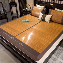  ALEX Wide bamboo mat Bluegrass mat Double-sided mat with 1 8-meter bed carbonized mat made of 8 years deep mountain old bamboo