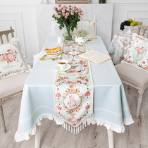  ALEX French pink table flag bed flag small fresh country ins TV cabinet coffee table custom dining table bed tail flag