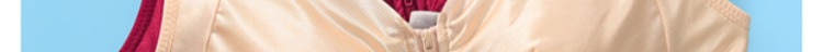 Đầm lụa không có vòng đầy đủ trước khóa kéo áo ngực 100% áo ngực bằng lụa ở bên hông quần lót nữ co lại áo lót 3 dây
