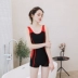 Áo tắm nữ bảo thủ vest Xiêm võ sĩ che bụng đã được đào tạo chuyên nghiệp dành cho người lớn Bộ đồ bơi One Piece