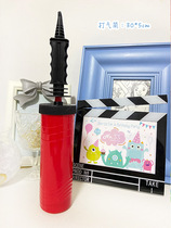 33 Love Party Tools Baby Banquet Balloon Pump Portable Hand Push Family Balloon Arrangement Helper