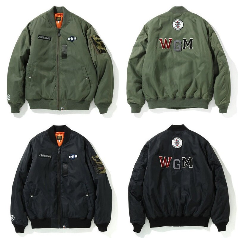 [Domestic Stock] Authentic Japanese Trendy Brand Bape Men's Clothing Busy Shark Jacket Coat Cotton Clothing