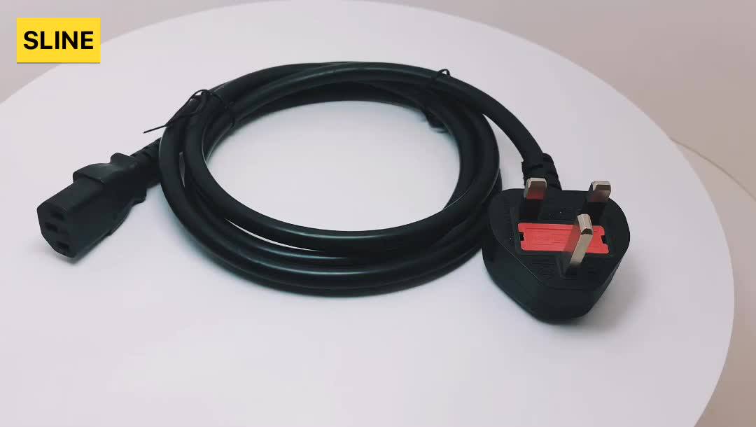 Bs1363 Standard British And Uk Fused Power Cord Plug To Iec 320 C13