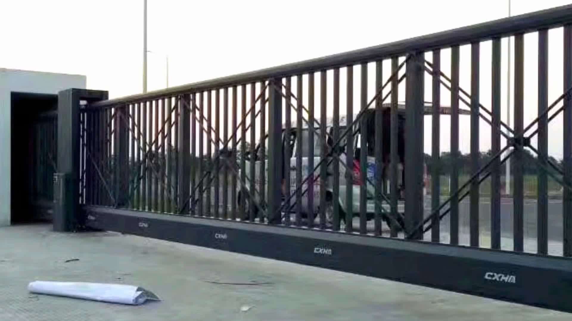 New Design electric automatic cantilever sliding gates no need track