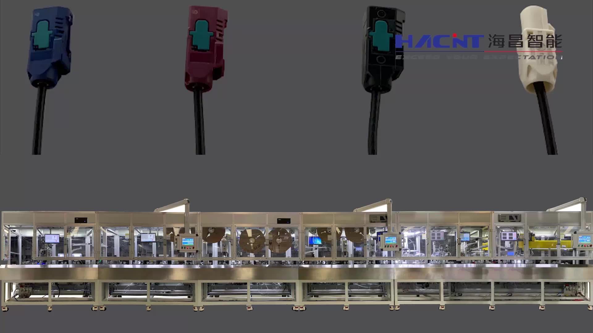 Hbq910b Fakra Harness Automatic Production Line Wire Cable