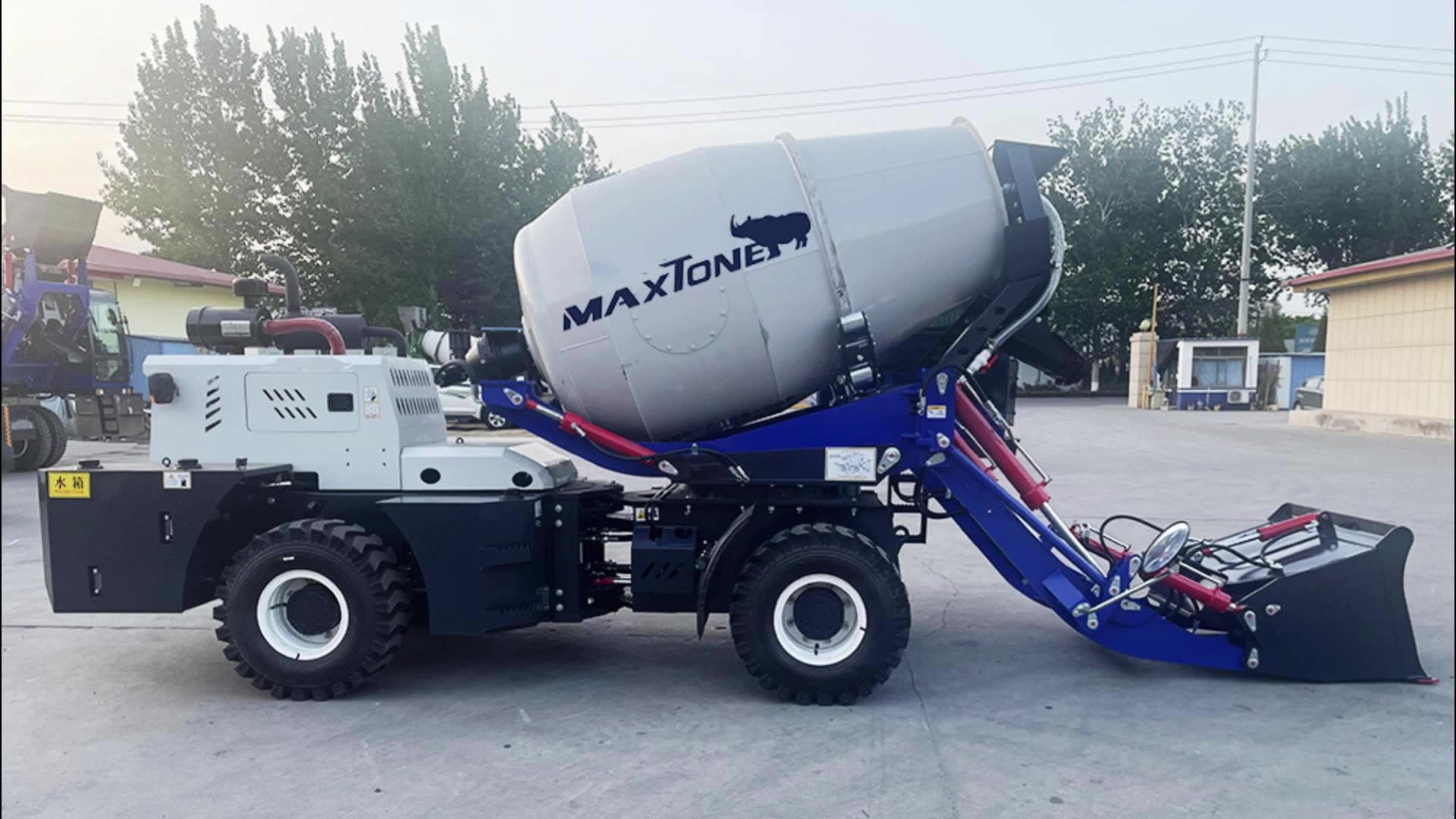 3.5m3 Automatic Cement Mixer Self Loader Concrete Mixers High Quality