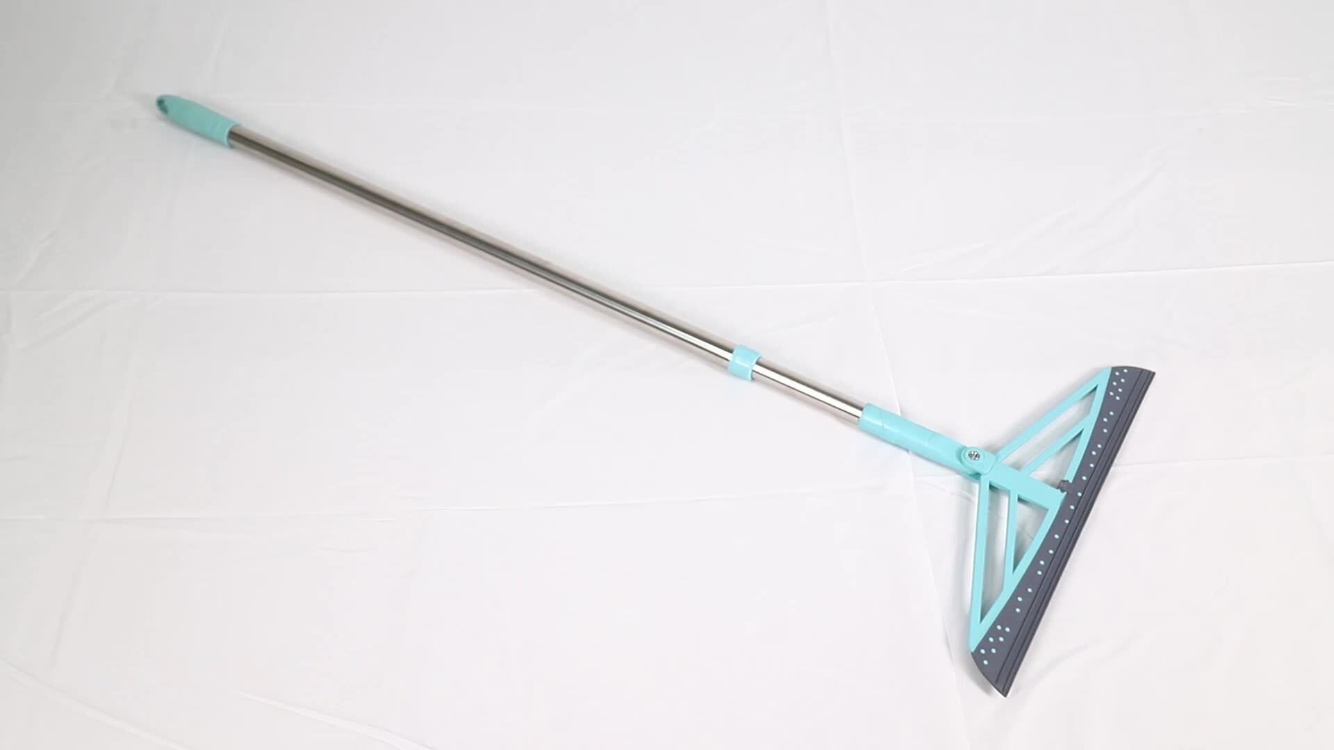 180 Rotatable Magic Rubber Broom Silicone Mop Hand Dust Brooms Home